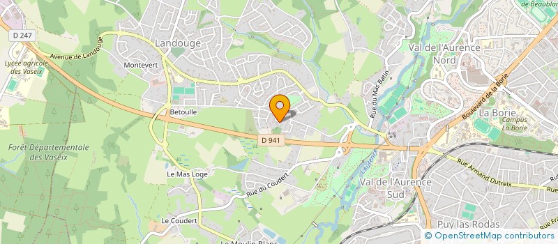 localisation de l'entreprise MONSIEUR MAXIME AUBESSARD à LIMOGES