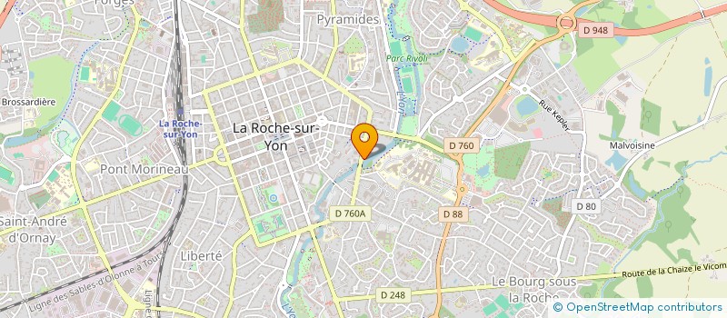 localisation de l'entreprise MONSIEUR MAXIME AUDIOT  LA ROCHE-SUR-YON