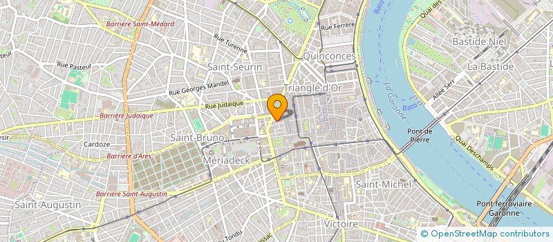 localisation de l'entreprise MONSIEUR MAXIME AUGAGNEUR  BORDEAUX