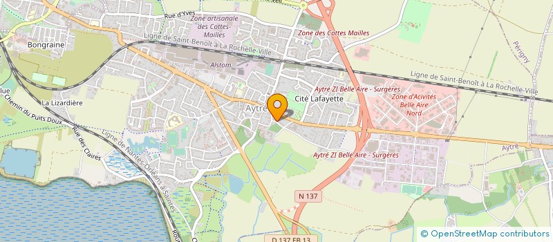 localisation de l'entreprise MONSIEUR MAXIME AUGUIN  AYTRE