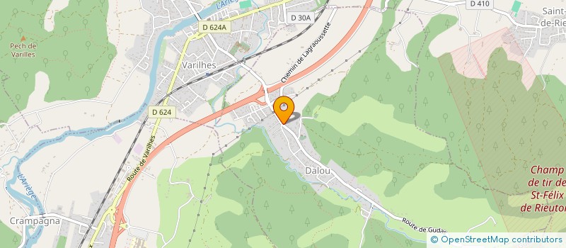 localisation de l'entreprise MONSIEUR MAXIME AUROUX à DALOU