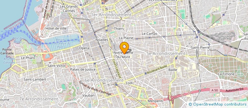 localisation de l'entreprise MONSIEUR MAXIME AUTRAN  MARSEILLE