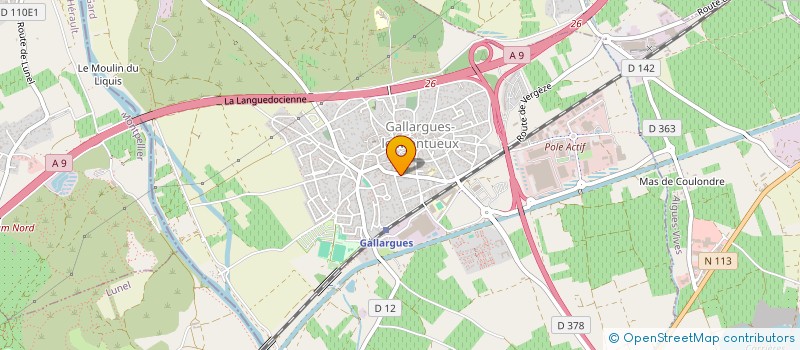 localisation de l'entreprise MONSIEUR MAXIME BACHALAS  GALLARGUES-LE-MONTUEUX