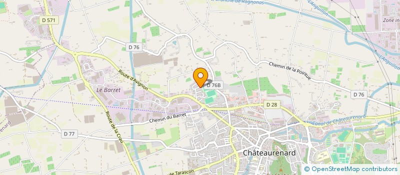 localisation de l'entreprise MONSIEUR MAXIME BACHELARD  CHATEAURENARD