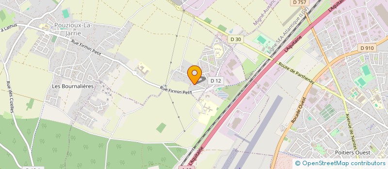 localisation de l'entreprise MONSIEUR MAXIME BACHELLERIE  VOUNEUIL-SOUS-BIARD