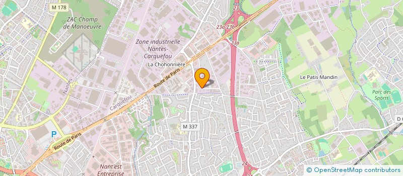 localisation de l'entreprise MONSIEUR MAXIME BAHUAUD  SAINTE-LUCE-SUR-LOIRE