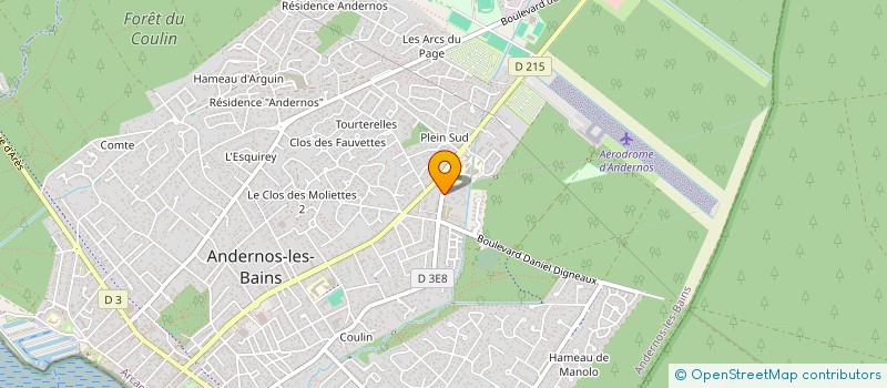 localisation de l'entreprise MONSIEUR MAXIME BAILLON à ANDERNOS-LES-BAINS