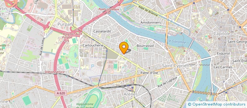 localisation de l'entreprise MONSIEUR MAXIME BAILLY  TOULOUSE