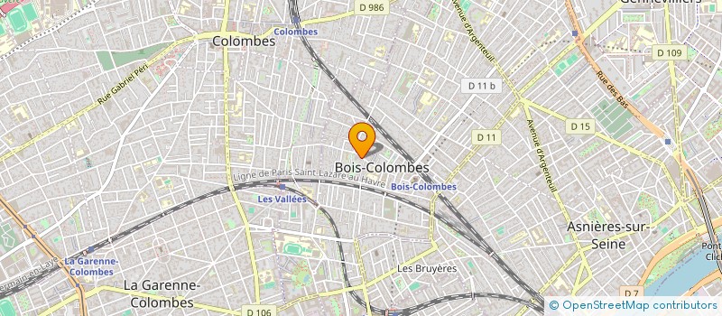 localisation de l'entreprise MONSIEUR MAXIME BALBI à BOIS-COLOMBES