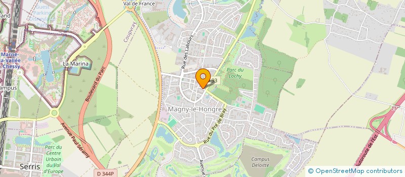 localisation de l'entreprise MONSIEUR MAXIME BALLUET  MAGNY-LE-HONGRE