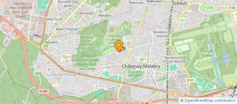 localisation de l'entreprise MONSIEUR MAXIME BAMBARA  CHATENAY-MALABRY