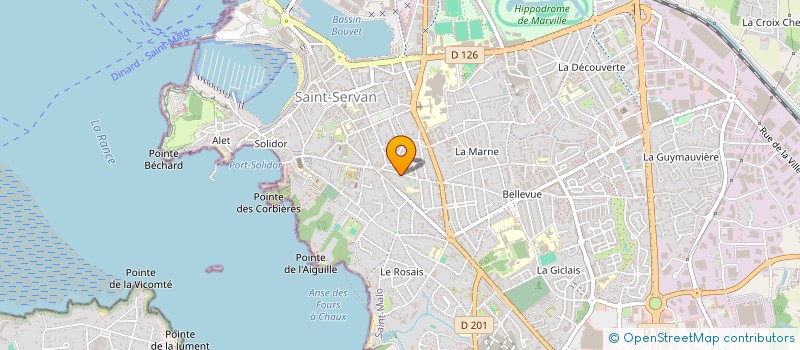 localisation de l'entreprise MONSIEUR MAXIME BANDRABUR  SAINT-MALO