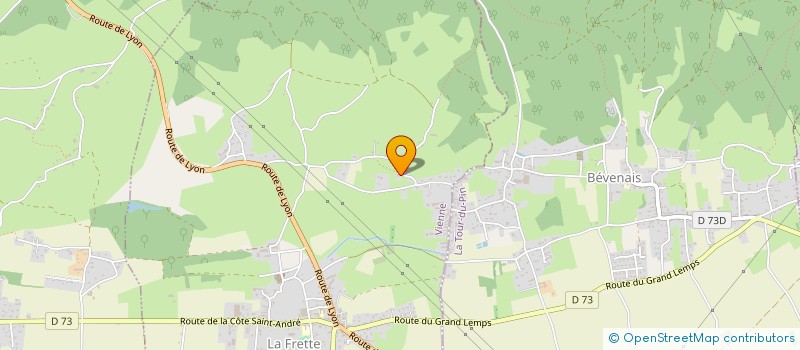 localisation de l'entreprise MONSIEUR MAXIME BARALDI  LA FRETTE