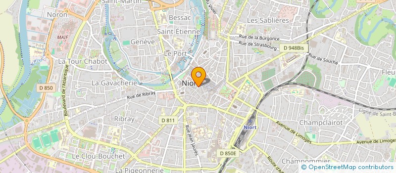 localisation de l'entreprise MONSIEUR MAXIME BARATON à NIORT