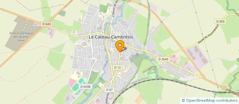 localisation de l'entreprise MONSIEUR MAXIME BARBARE à LE CATEAU-CAMBRESIS