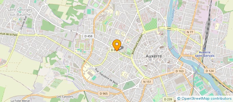 localisation de l'entreprise MONSIEUR MAXIME BARBIER  AUXERRE