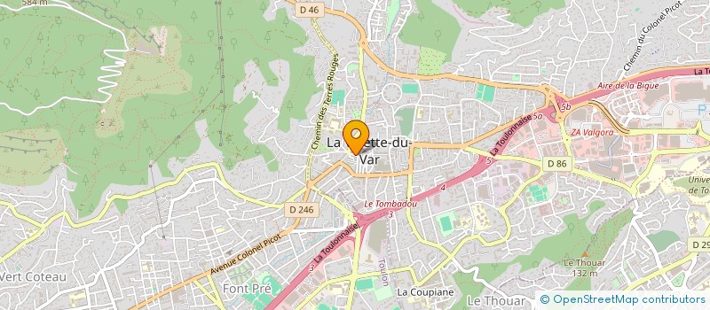 localisation de l'entreprise MONSIEUR MAXIME BARBIER à LA VALETTE-DU-VAR