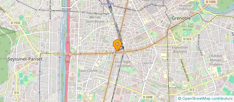 localisation de l'entreprise MONSIEUR MAXIME BARBONI à GRENOBLE