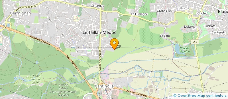 localisation de l'entreprise MONSIEUR MAXIME BARIDON à LE TAILLAN MEDOC