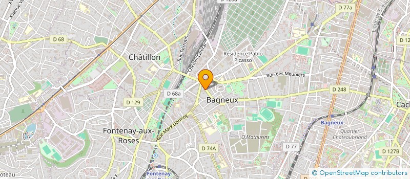 localisation de l'entreprise MONSIEUR MAXIME BARLAGNE à BAGNEUX