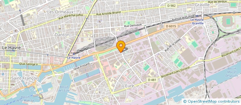 localisation de l'entreprise MONSIEUR MAXIME BARLERIN  LE HAVRE