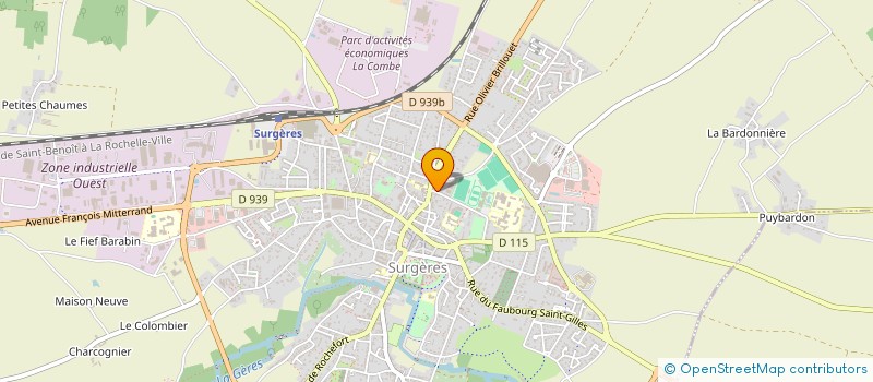 localisation de l'entreprise MONSIEUR MAXIME BARRAUD  VOUHE