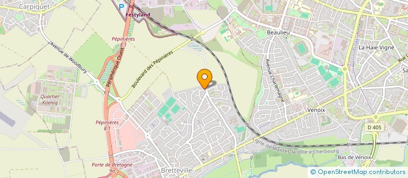 localisation de l'entreprise MONSIEUR MAXIME BARROS  BRETTEVILLE-SUR-ODON