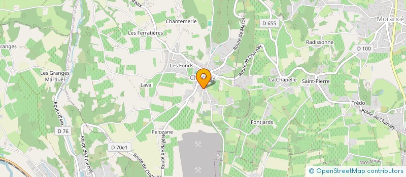 localisation de l'entreprise MONSIEUR MAXIME BARROT à CHARNAY