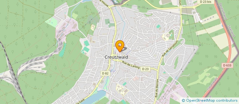 localisation de l'entreprise MONSIEUR MAXIME BARTH  CREUTZWALD