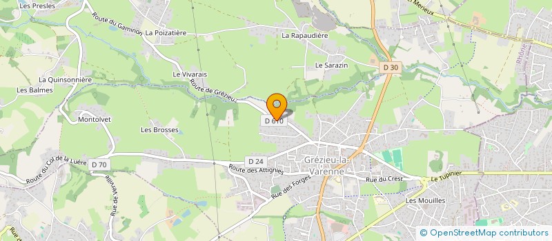 localisation de l'entreprise MONSIEUR MAXIME BASMADJIAN  GREZIEU-LA-VARENNE