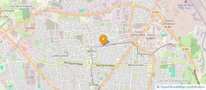 localisation de l'entreprise MONSIEUR MAXIME BATTA  TOURS