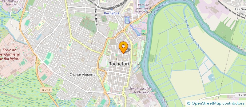 localisation de l'entreprise MONSIEUR MAXIME BATTEAU  ROCHEFORT