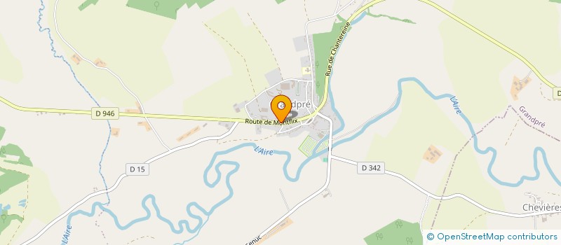 localisation de l'entreprise MONSIEUR MAXIME BATY à GRANDPRE