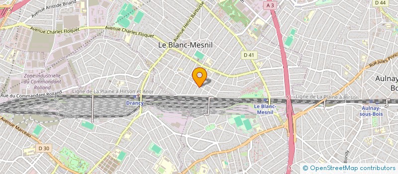 localisation de l'entreprise MONSIEUR MAXIME BATY à LE BLANC-MESNIL