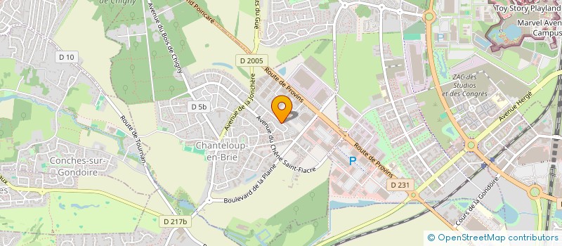 localisation de l'entreprise MONSIEUR MAXIME BAUCHET  CHANTELOUP-EN-BRIE