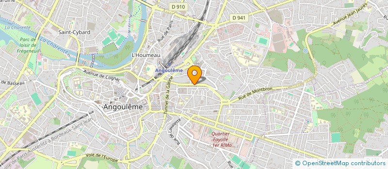 localisation de l'entreprise MONSIEUR MAXIME BAUDOT à ANGOULEME