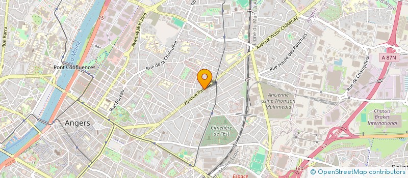localisation de l'entreprise MONSIEUR MAXIME BAUDRY à ANGERS