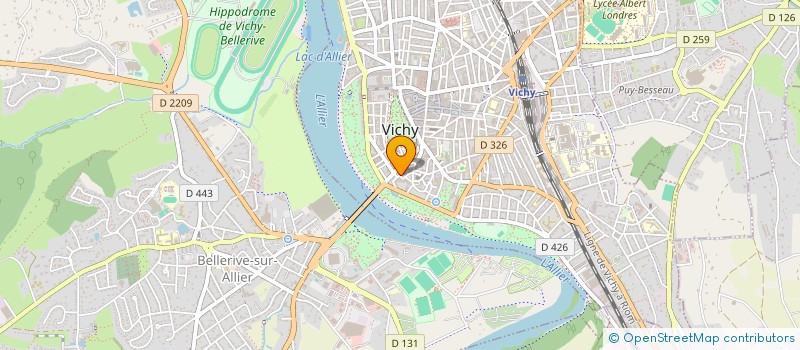 localisation de l'entreprise MONSIEUR MAXIME BAUDRY à VICHY