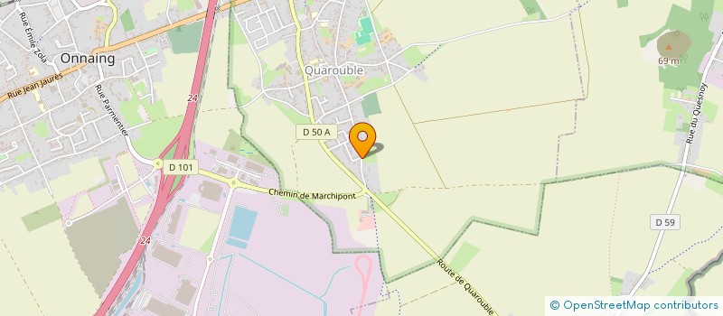 localisation de l'entreprise MONSIEUR MAXIME BAUDUIN  QUAROUBLE