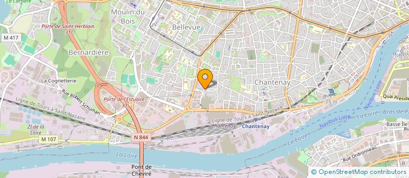 localisation de l'entreprise MONSIEUR MAXIME BAUMARD à NANTES