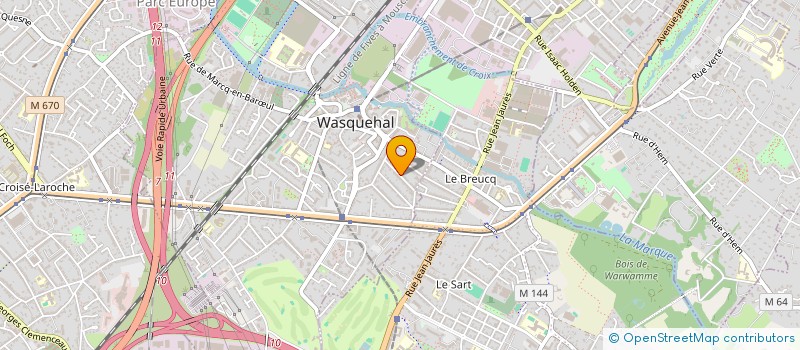 localisation de l'entreprise MONSIEUR MAXIME BAYART à WASQUEHAL