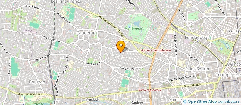 localisation de l'entreprise MONSIEUR MAXIME BAZIN  BORDEAUX