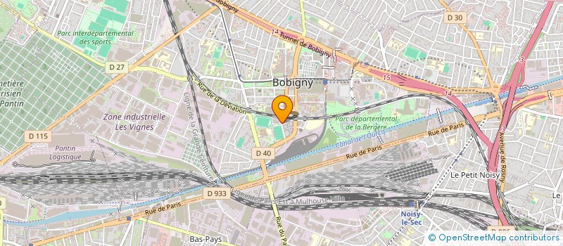 localisation de l'entreprise MONSIEUR MAXIME BEAUDET à BOBIGNY