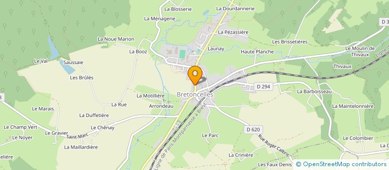 localisation de l'entreprise MONSIEUR MAXIME BEAUFILS à BRETONCELLES
