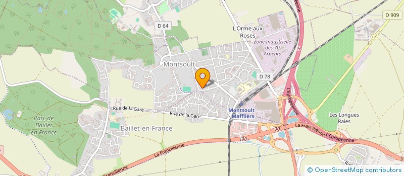 localisation de l'entreprise MONSIEUR MAXIME BEAUFORT  MONTSOULT