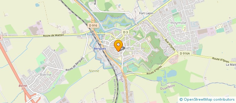 localisation de l'entreprise MONSIEUR MAXIME BECK  BERGUES