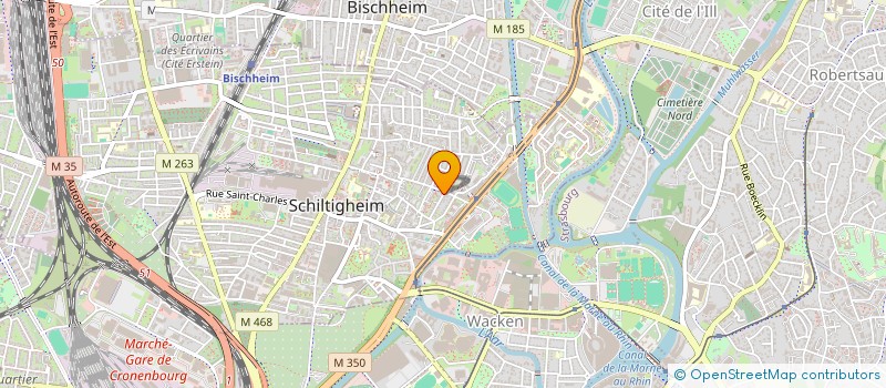 localisation de l'entreprise MONSIEUR MAXIME BECK  SCHILTIGHEIM