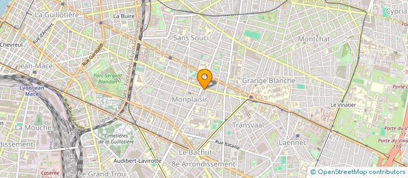 localisation de l'entreprise MONSIEUR MAXIME BECKER  LYON