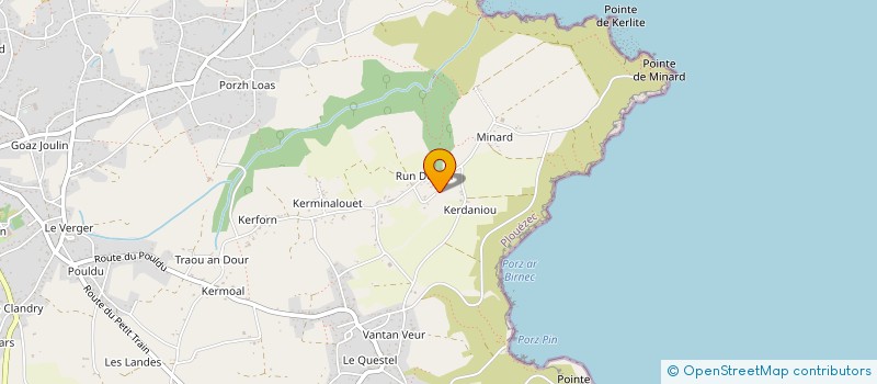 localisation de l'entreprise MONSIEUR MAXIME BECU-METAILLER  PLOUEZEC