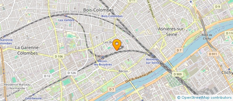 localisation de l'entreprise MONSIEUR MAXIME BEDOT  COURBEVOIE